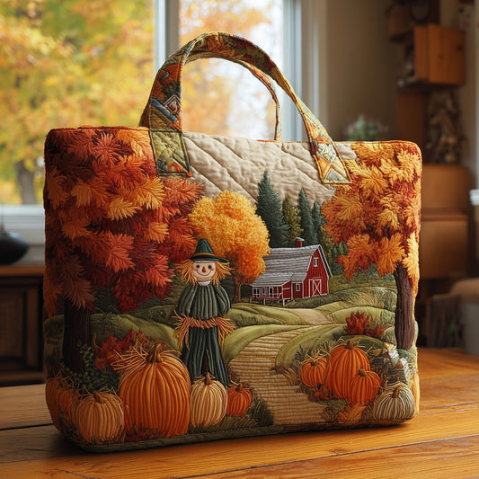 Scarecrow Farm Quilted Tote Bag GFTONT1844