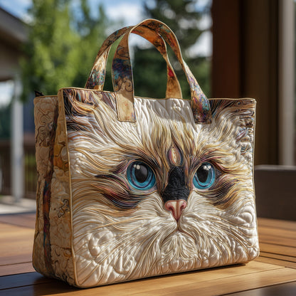 Swirly Ragdoll Quilted Tote Bag GFTONT1875