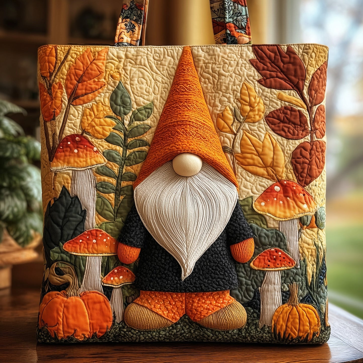 Mushy Gnome Quilted Tote Bag GFTONT1880