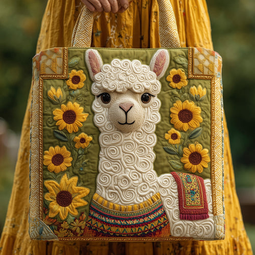 Llama Quilted Tote Bag GFTONT1941
