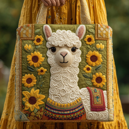Llama Quilted Tote Bag GFTONT1941