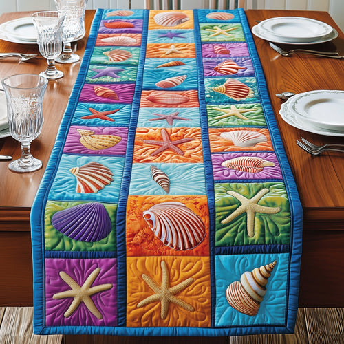 Seashells Quilted Table Runner GFTONT194