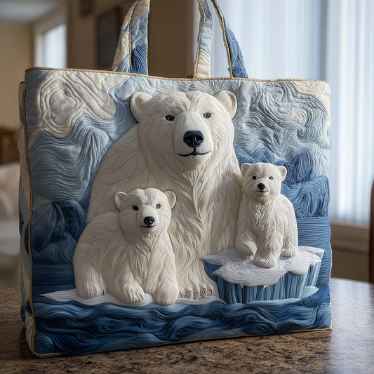 Polar Bear Quilted Tote Bag GFTONT1994