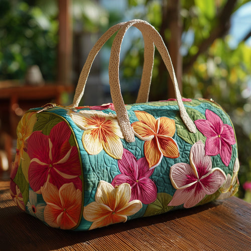 Plumeria Quilted Duffle Bag GFTONT2271