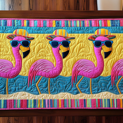 Flamingo Quilted Table Runner GFTONT227