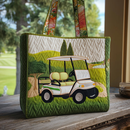 Golf Cart Quilted Tote Bag GFTONT2293