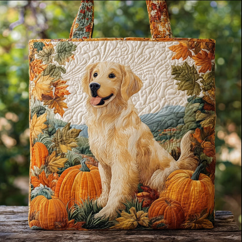 Autumn Golden Buddy Quilted Tote Bag GFTONT2302