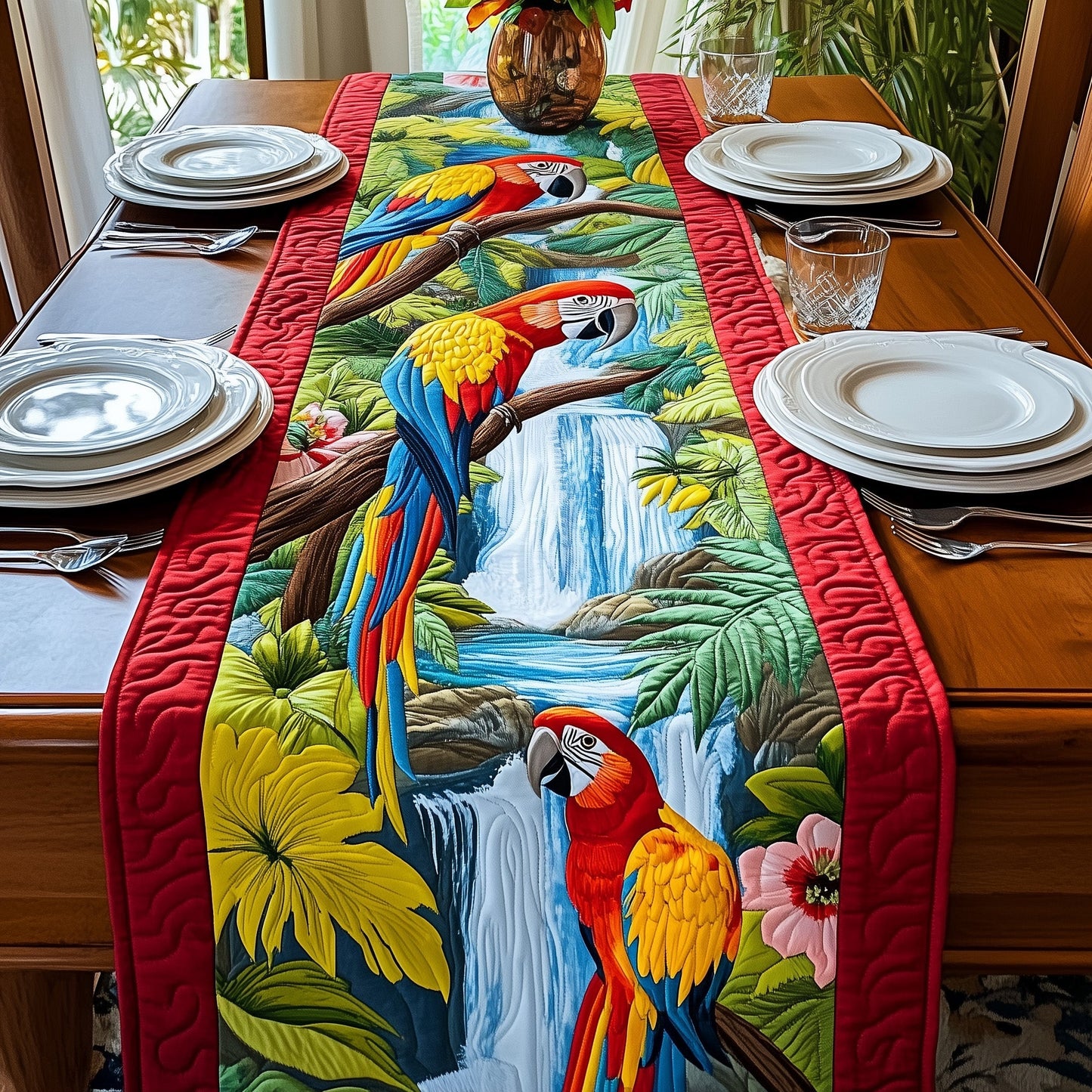 Parrot Quilted Table Runner GFTONT232