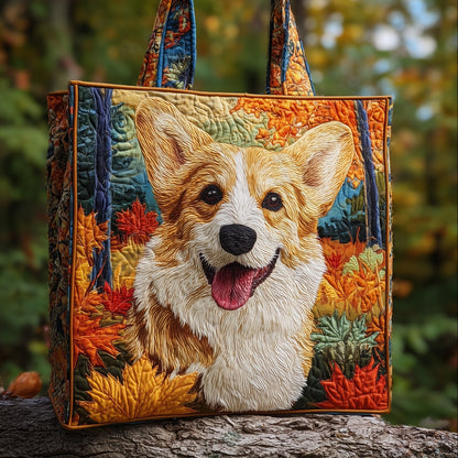 Corgi Quilted Tote Bag GFTONT2334