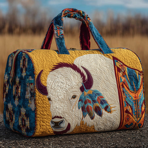 Native Buffalo Quilted Duffle Bag GFTONT2399