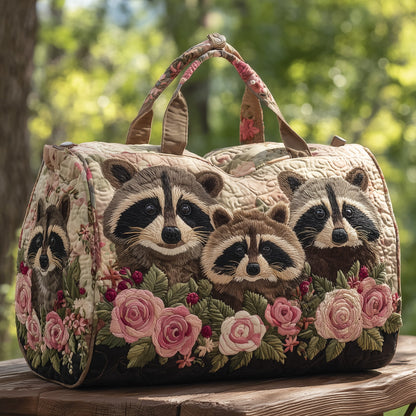 Raccoon Fam Quilted Duffle Bag GFTONT2447