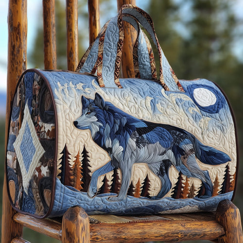 Wild Wolf Quilted Duffle Bag GFTONT2455