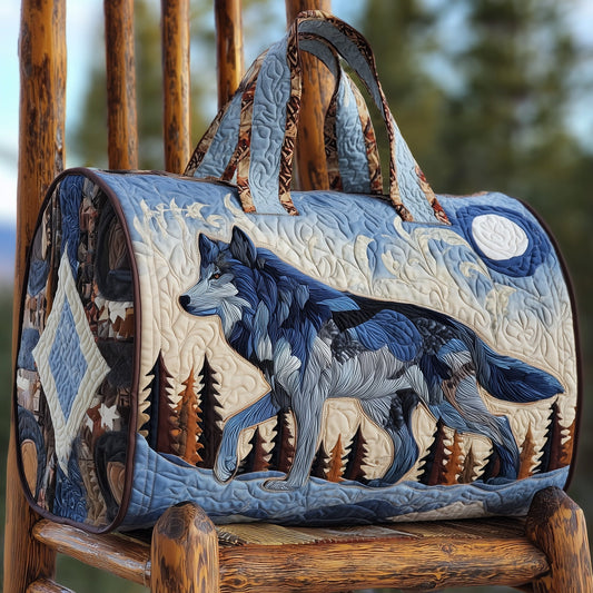 Wild Wolf Quilted Duffle Bag GFTONT2455