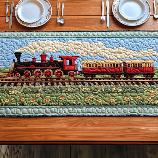 Train Quilted Table Runner GFTONT247