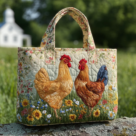 Clucky Crew Quilted Tote Bag GFTONT2482