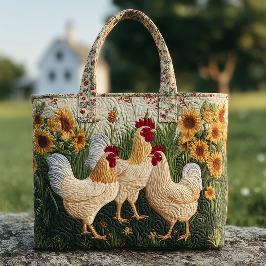 Clucky Crew Quilted Tote Bag GFTONT2484