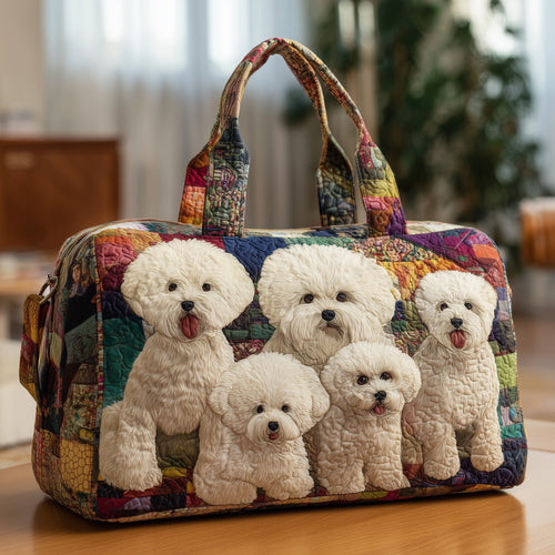 Bichon Quilted Duffle Bag GFTONT2526