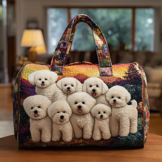 Bichon Quilted Duffle Bag GFTONT2527