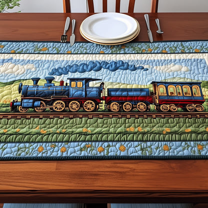 Train Quilted Table Runner GFTONT252