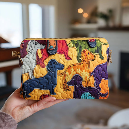 Sausage Dog Quilted Purse GFTONT2566