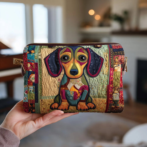 Dachshund Portrait Quilted Purse GFTONT2568
