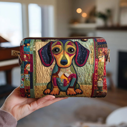 Dachshund Portrait Quilted Purse GFTONT2568