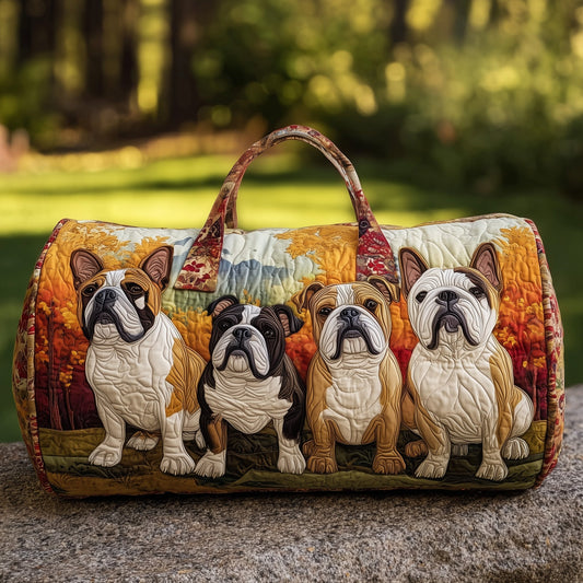 Bulldog Quilted Duffle Bag GFTONT2637
