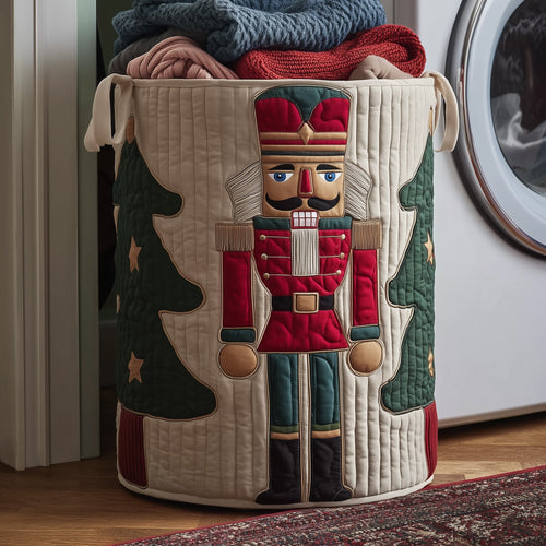 Nutcracker Quilted Laundry Basket GFTONT2645
