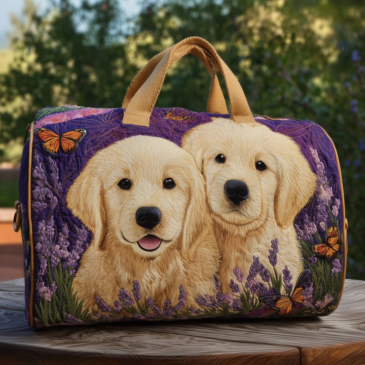 Golden Retriever Quilted Duffle Bag GFTONT2662