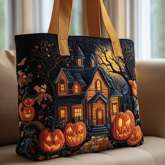 Spooky Manor Quilted Tote Bag GFTONT2674
