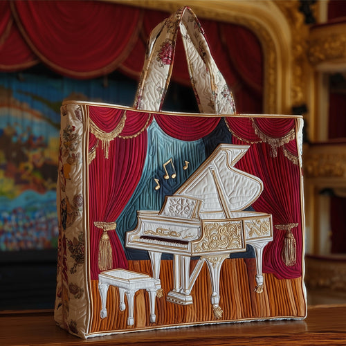 Theater Piano Quilted Tote Bag GFTONT2758