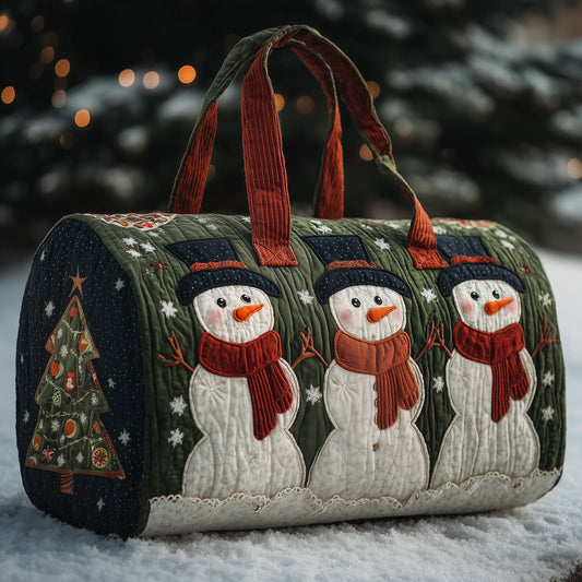 Jolly Snowman Quilted Duffle Bag GFTONT2858