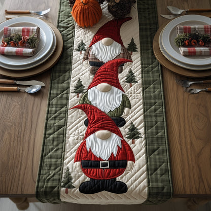 Gnome Joy Quilted Table Runner GFTONT2874