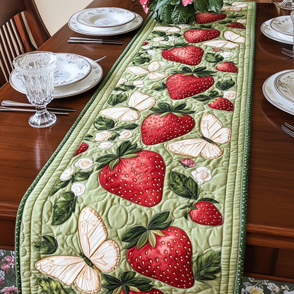 Strawberry Quilted Table Runner GFTONT316
