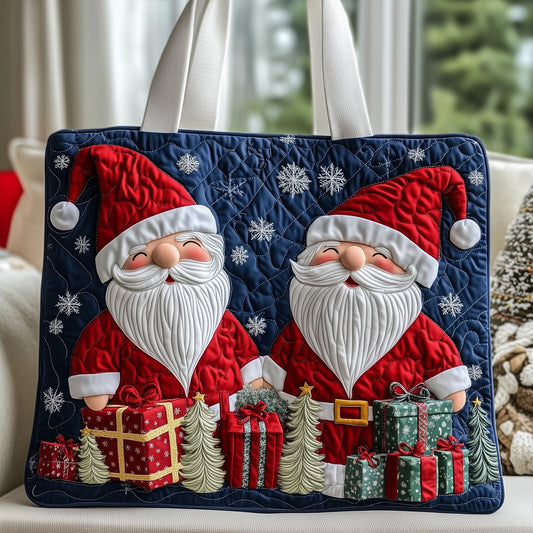 Santa Gnome Quilted Tote Bag GFTONT3323