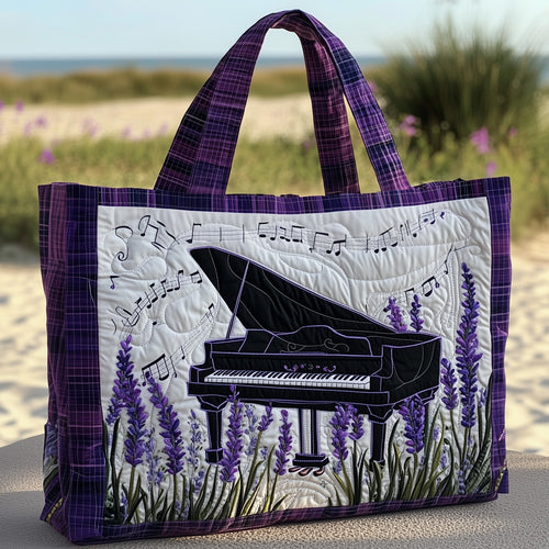 Floral Piano Quilted Tote Bag GFTONT3342