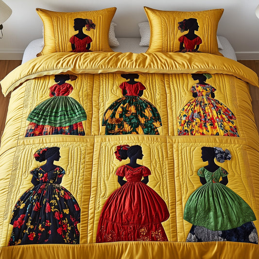 Juneteenth 3-Piece Quilted Bedding Set GFTONT340