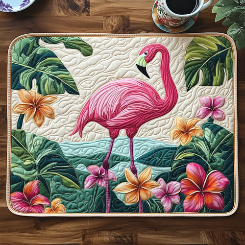 Tropical Flamingo Quilted Placemat GFTONT366