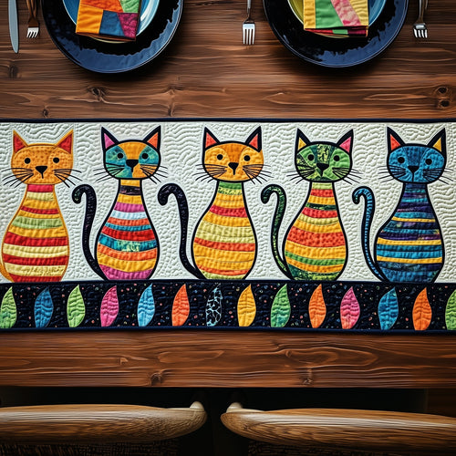 Cat Quilted Table Runner GFTONT383