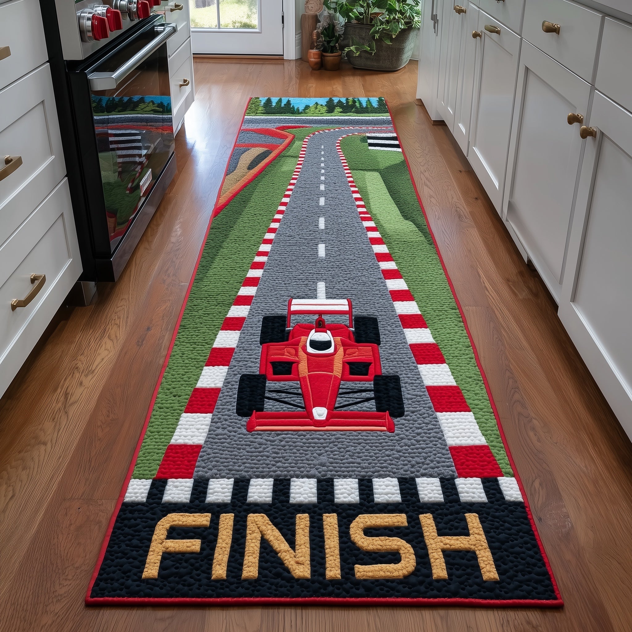 Racing Track Runner Rug GFTONT4128 – Willow Quilt