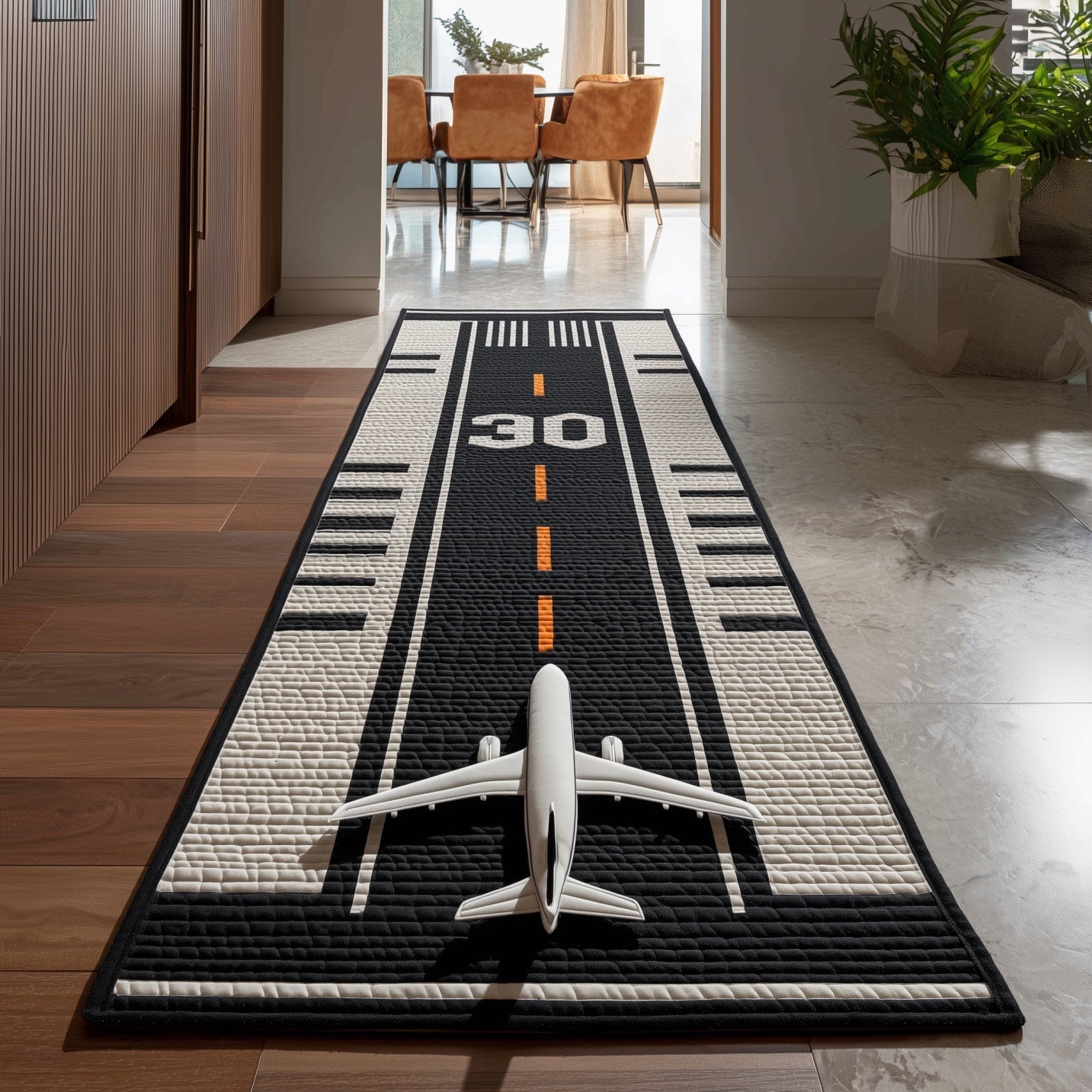 Airplane Runway Runner Rug GFTONT4173 – Willow Quilt
