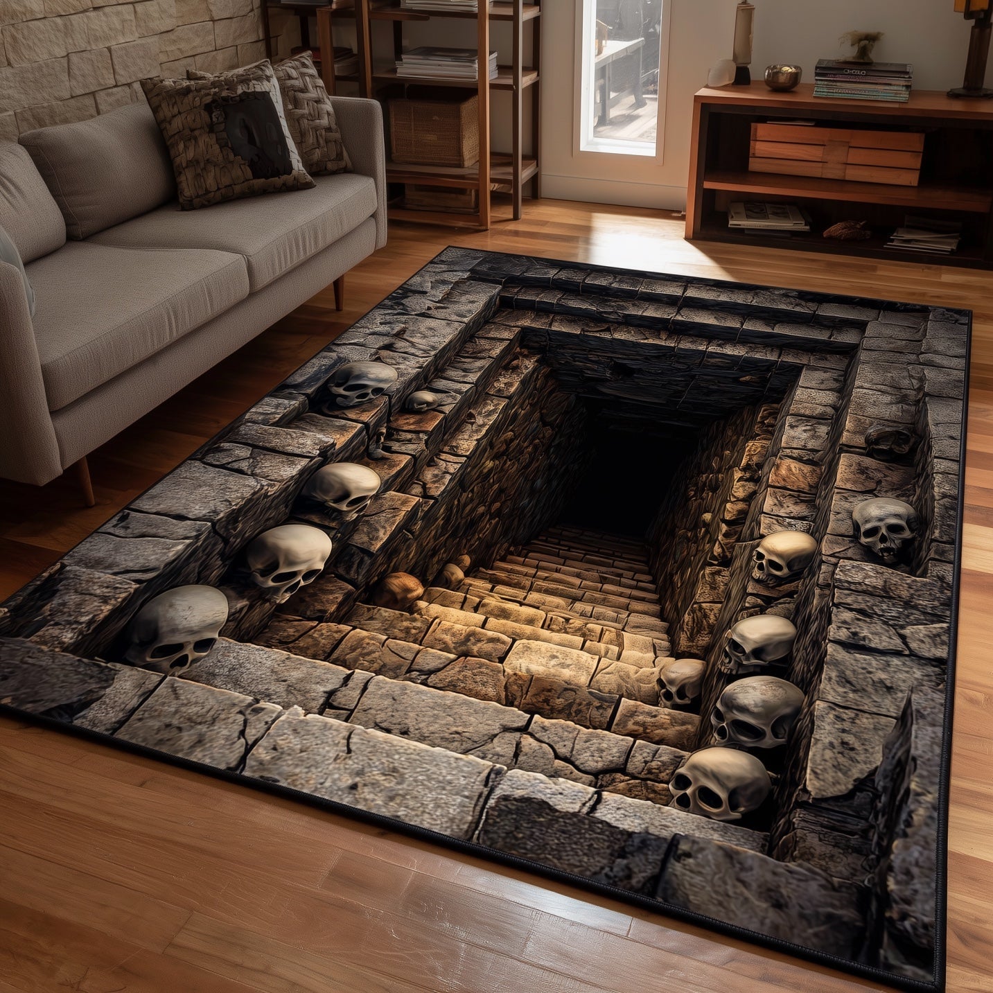 Spooky Tunnel Area Rug GFTONT4184 – Willow Quilt