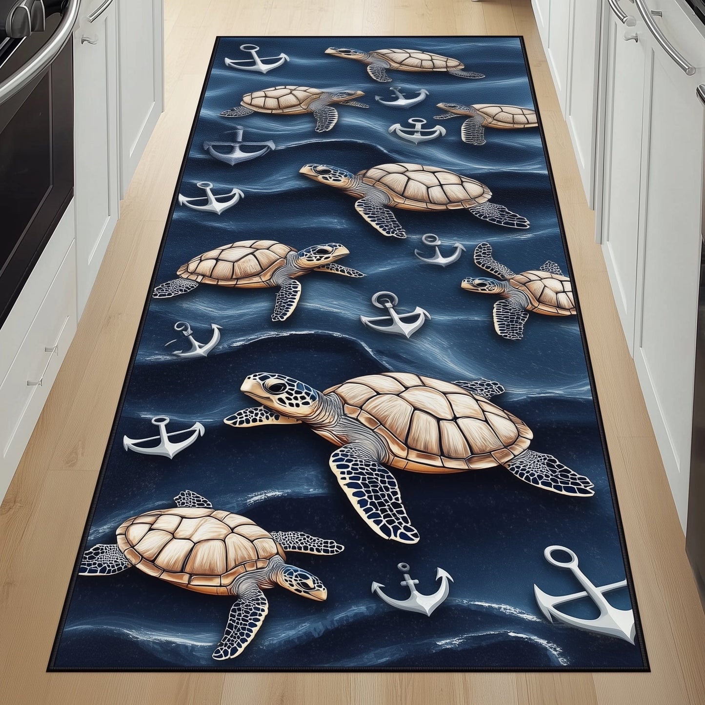 Sea Turtle Runner Rug GFTONT4219