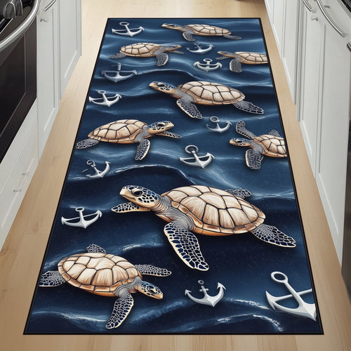 Sea Turtle Runner Rug GFTONT4219