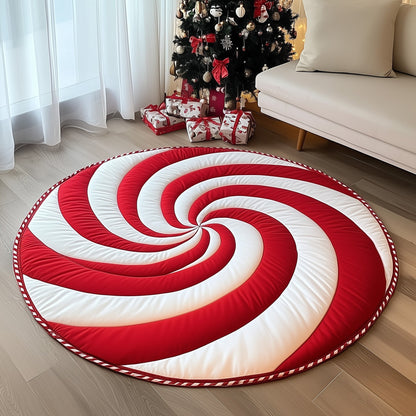 Christmas Lolipop Quilted Round Mat GFTONT4258