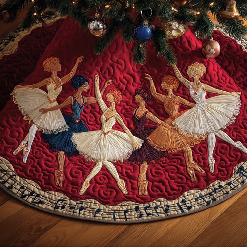 Ballet Stage Quilted Tree Skirt GFTONT4541