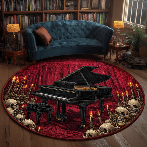 Creepy Harmony Quilted Round Mat GFTONT4570