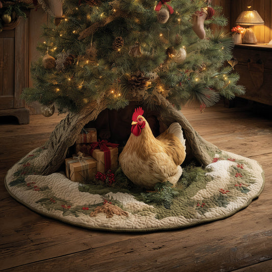 Holiday Farmstead Quilted Tree Skirt GFTONT5066