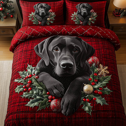 Festive Labrador Duvet Cover Set GFTONT5123