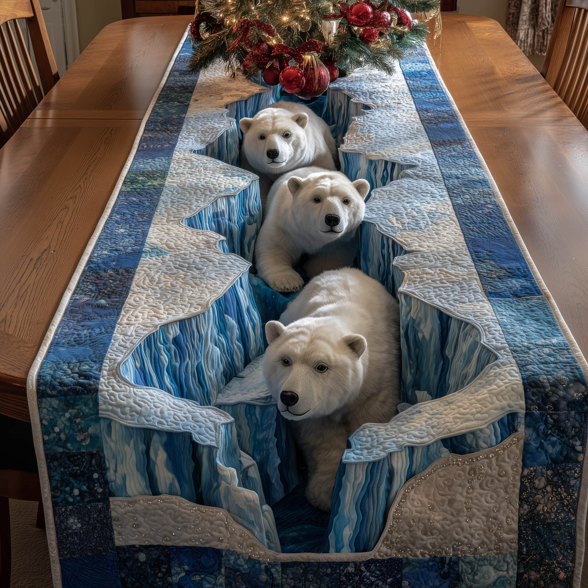 Polar Bear Quilted Table Runner GFTONT5194 – Willow Quilt